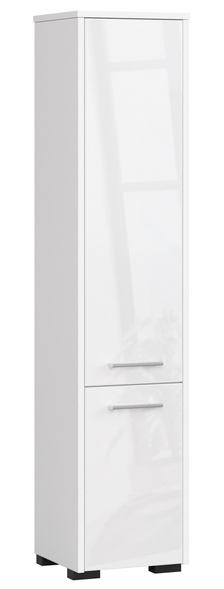 Kúpeľňová skrinka Fin I 30 cm biela lesk