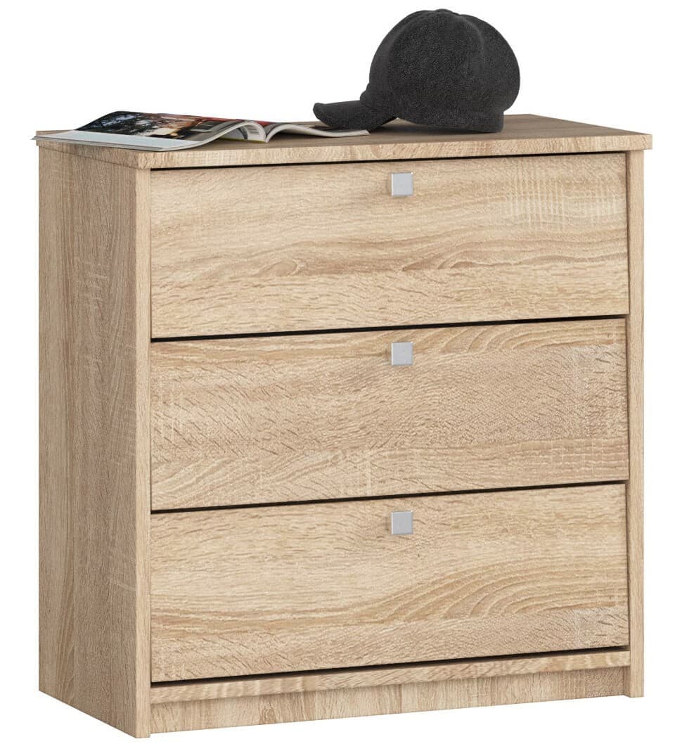 Skriňa na topánky Mini 60 cm - 3 dvierka dub sonoma 1