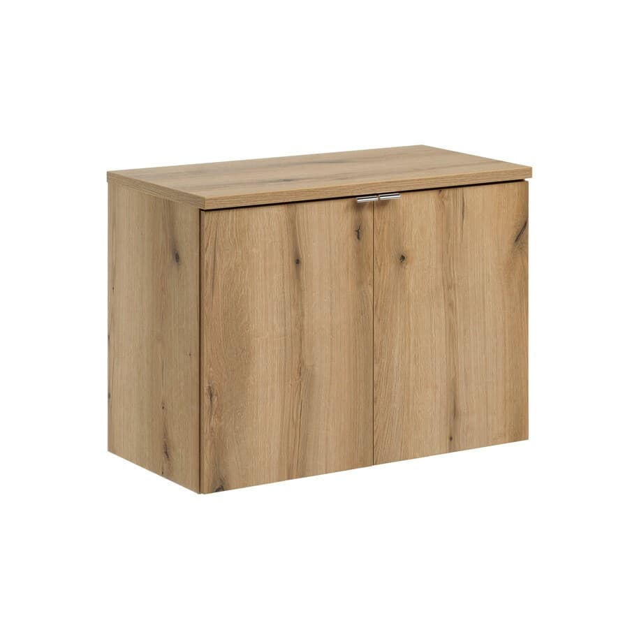 Závesná skrinka pod umývadlo Nova Oak II s doskou 80 cm dub coast evoke 1