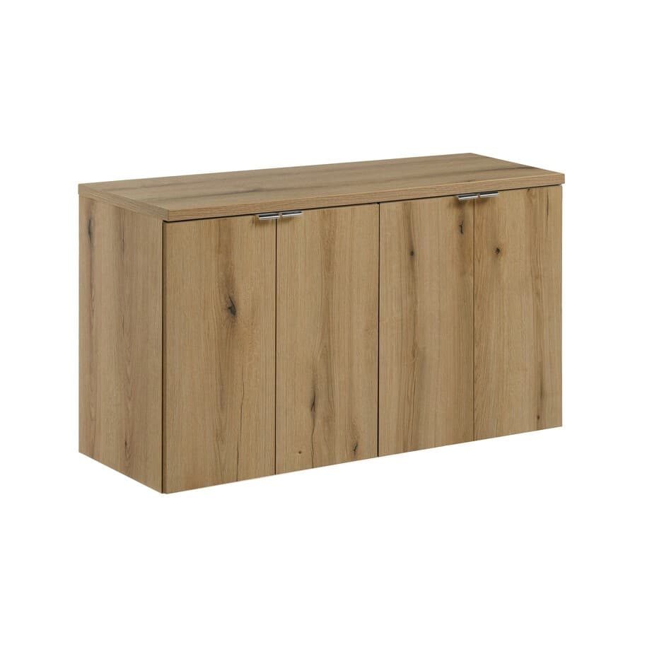 Závesná skrinka pod umývadlo Nova Oak s doskou 100 cm dub evoke 1