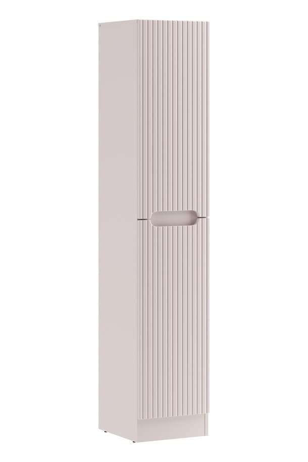 Vysoká závesná kúpeľňová skrinka Nova Cashmere 80-35-1D1DK kašmírová