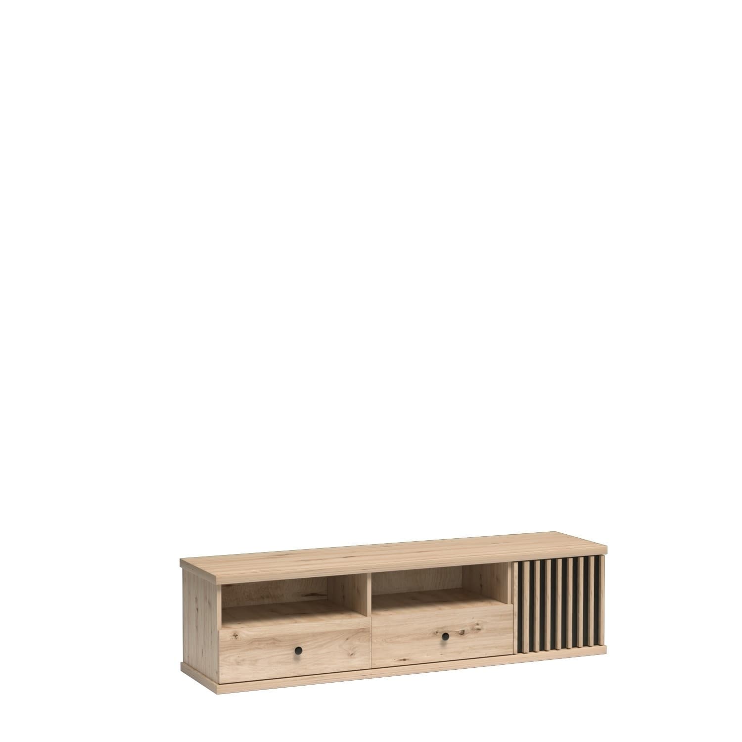TV stolík Moderno C6 160 cm dub Artisan/čierny 1