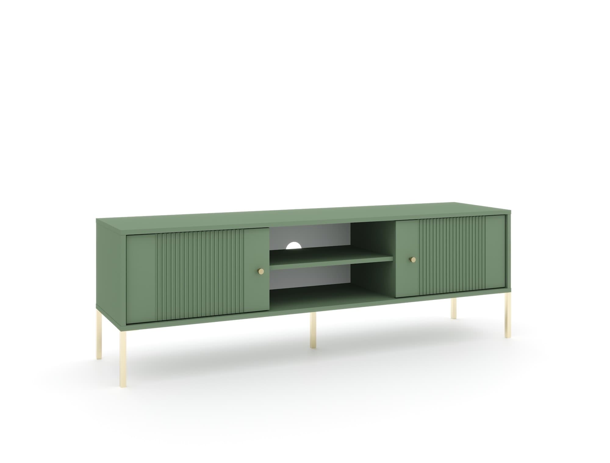 TV stolík Iseo II 154,5 cm zelený