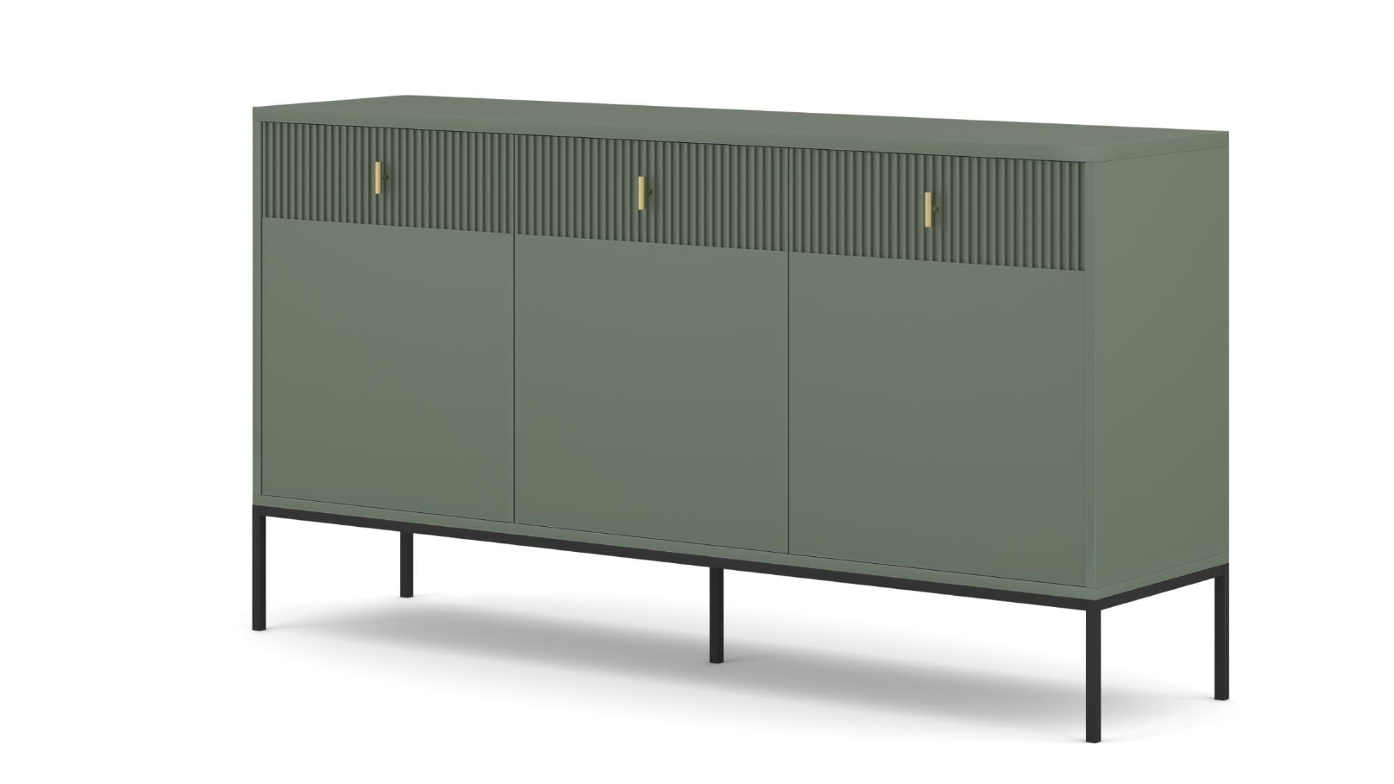 Komoda Maggiore 154,5 cm zlatá/zelená/zlatá 1