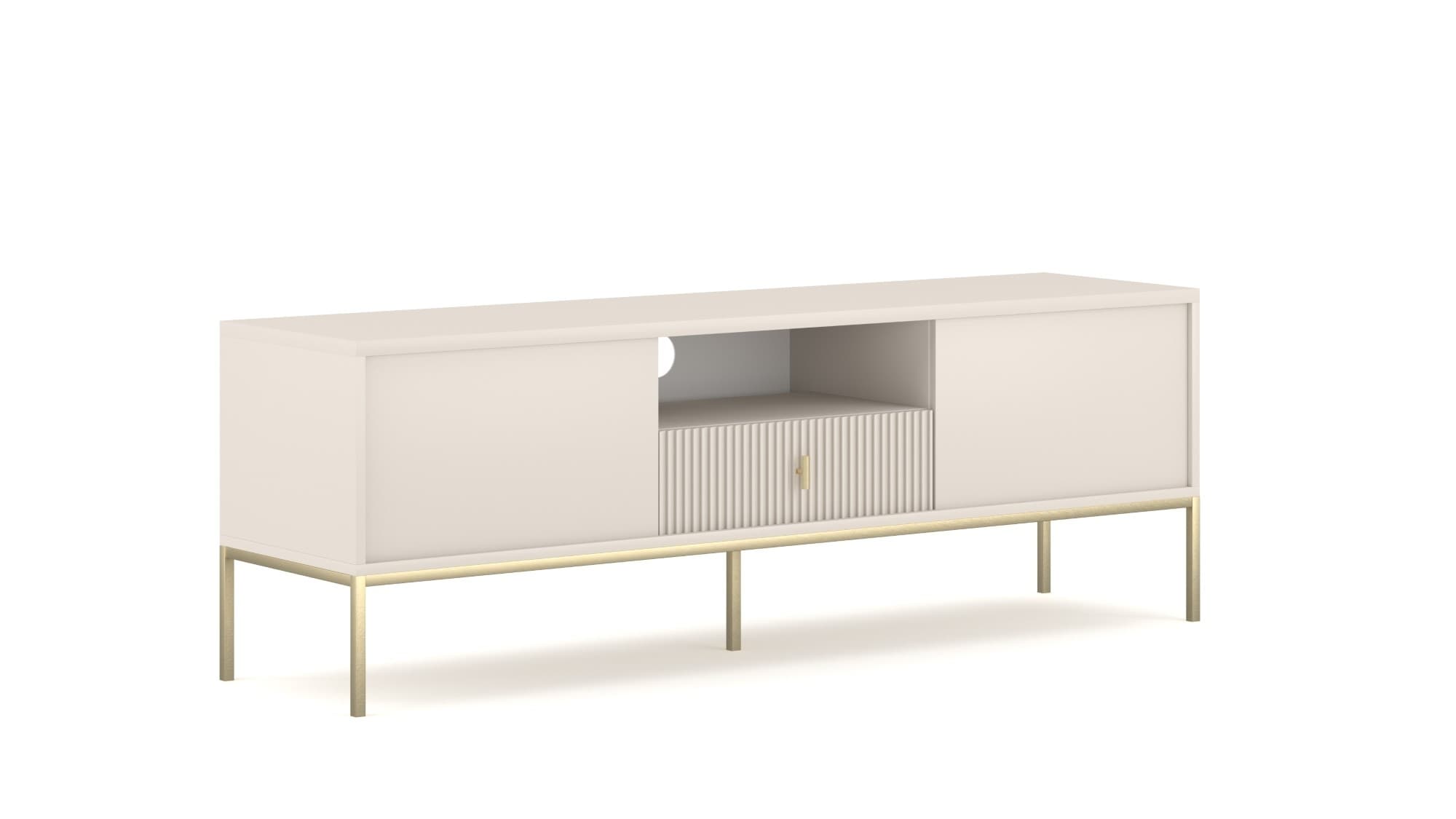 TV stolík Maggiore 154,5 cm kašmírový/zlatý 1
