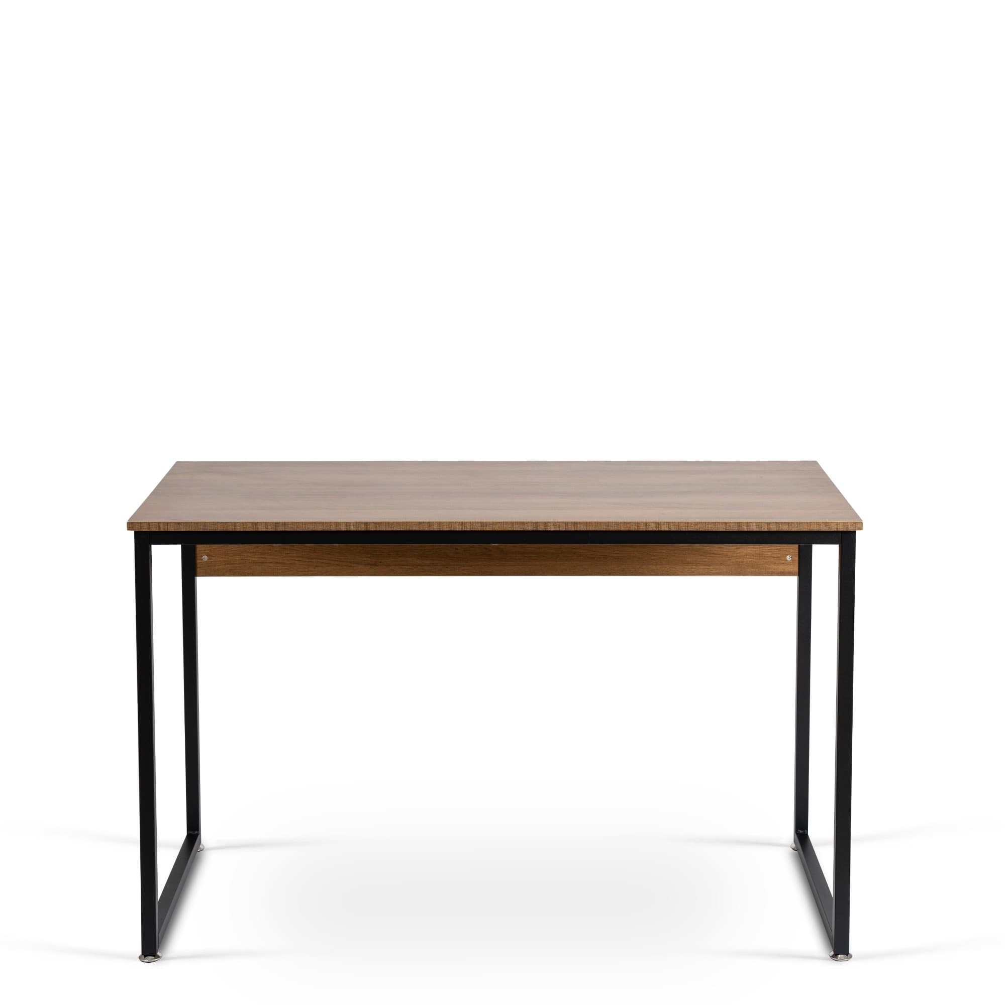 Písací stôl Ross 120 cm dub rustikálny/čierny 1