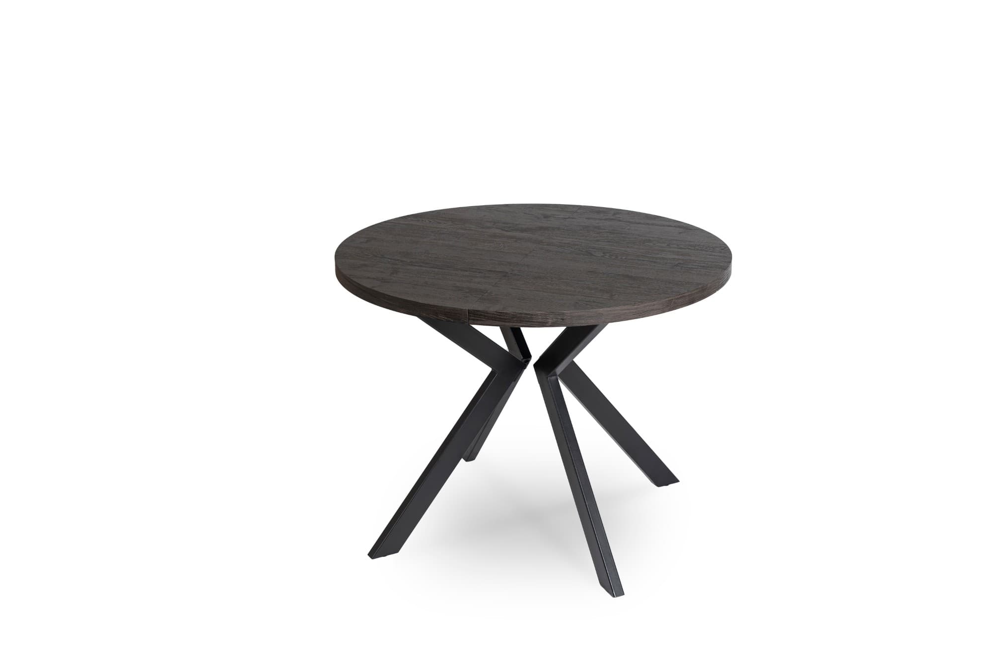 Jedálenský rozkladací stôl LUKAS 100/250 cm čierny
