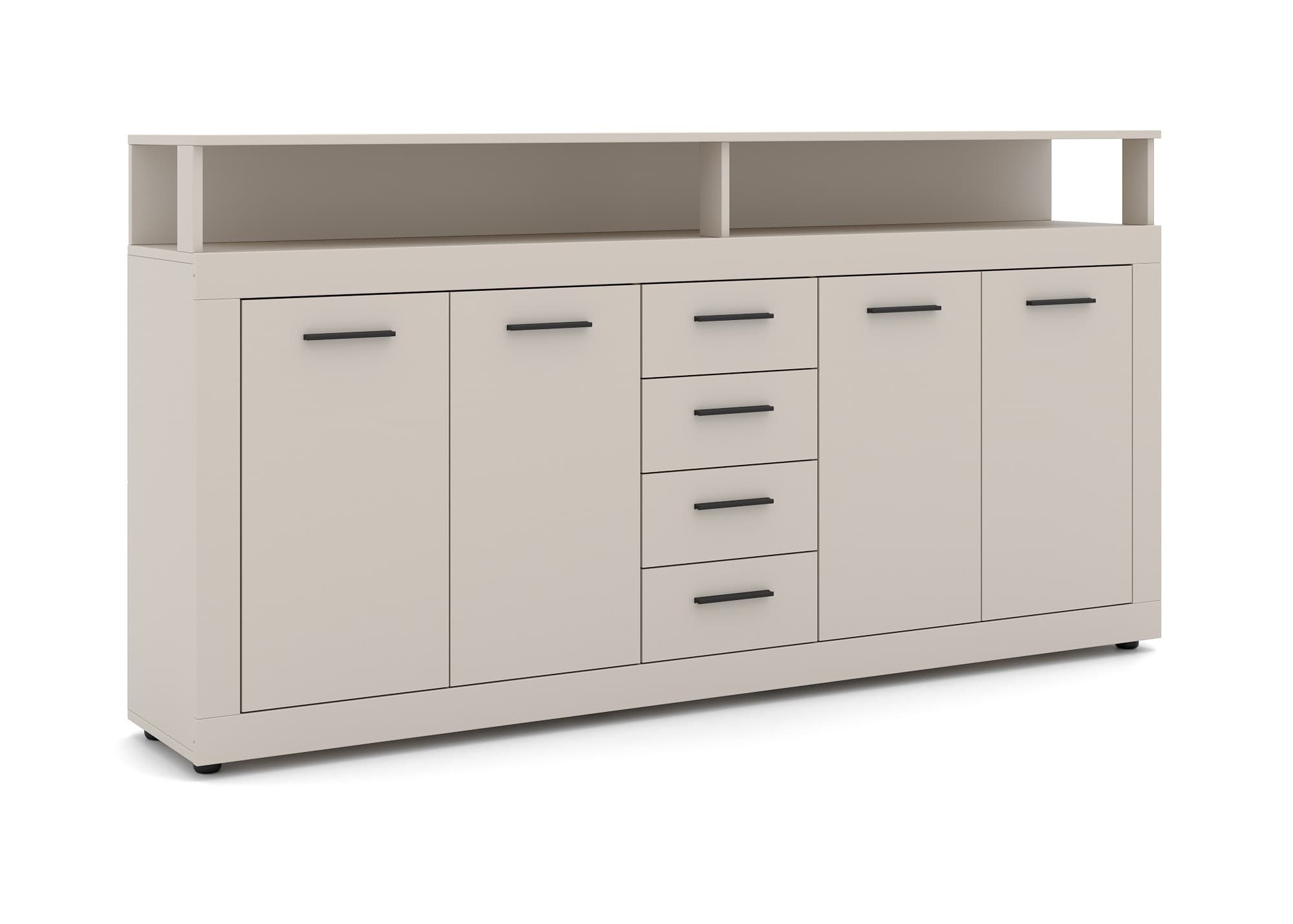 Komoda Luna 190 cm kašmírová 1