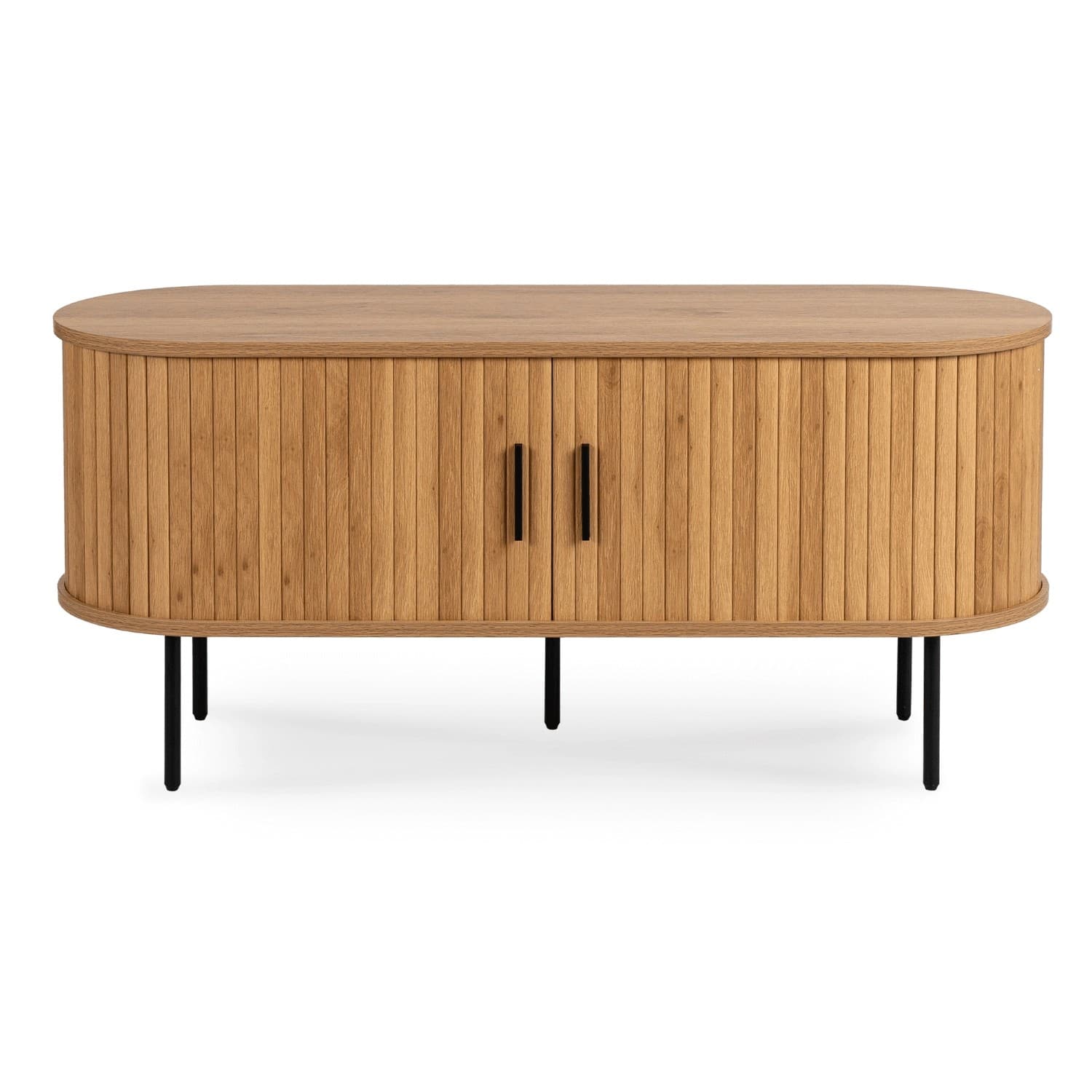 TV stolík Trish 120 cm dub prírodný/čierny 1