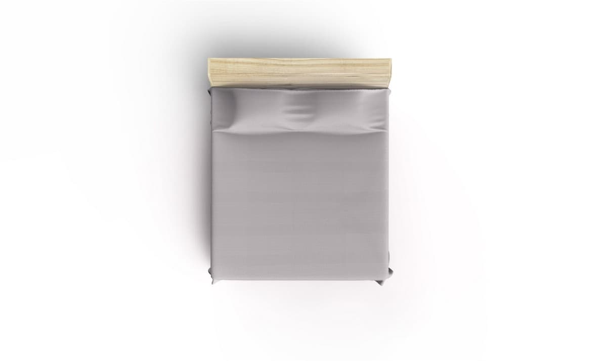 Bavlnený pique prehoz LIGHTY 220x 240 cm svetlosivý 1