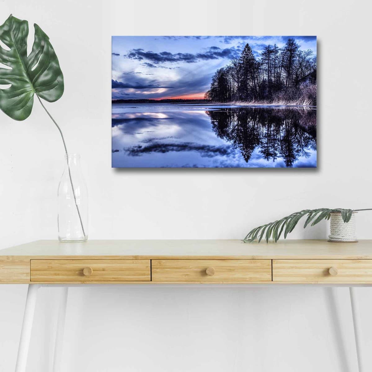 Obraz s LED osvetlením JAZERO 13 45 x 70 cm