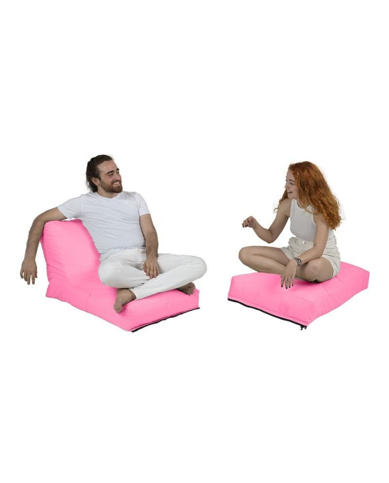 Záhradný sedací vak Siesta Sofa 55/40 cm/ 180/40 cm ružový