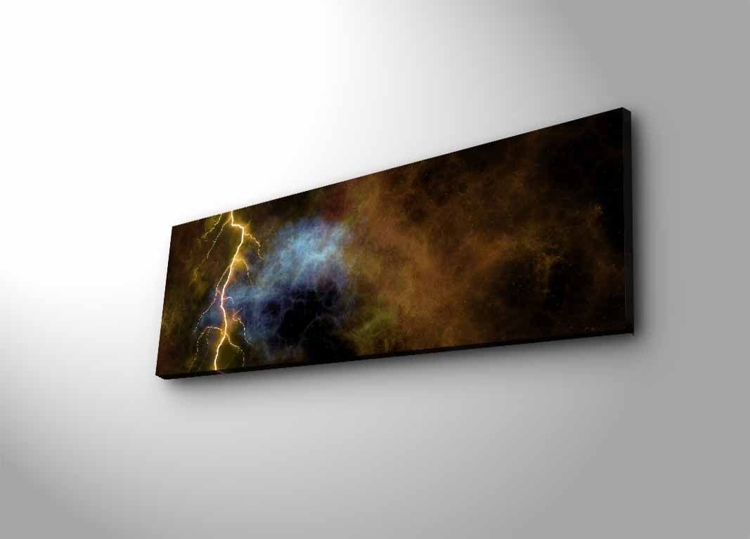 Obraz s LED osvetlením NOČNÝ BLESK 53 30 x 90 cm 1