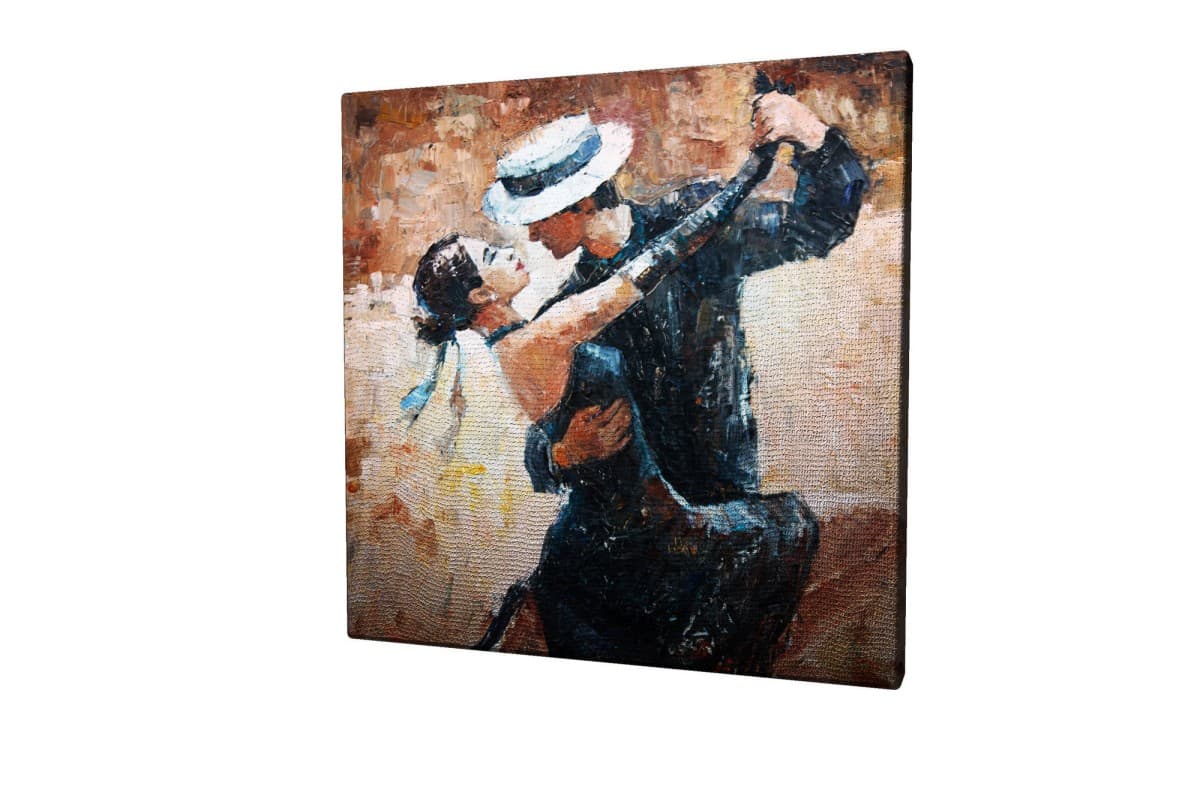 Obraz na plátne Dancers in love KC013 45x45 cm 1