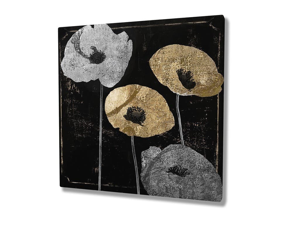 Obraz na plátne Poppies II KC141 45x45 cm