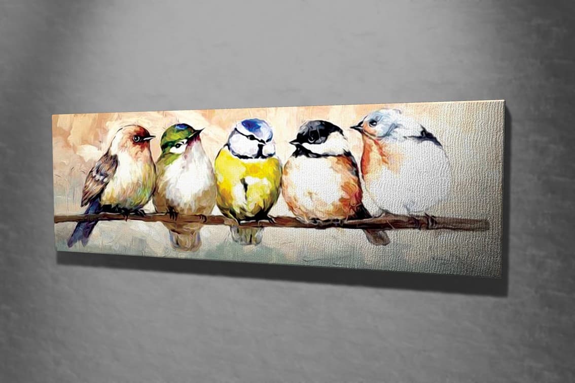 Obraz Vtáky 30x80 cm 1