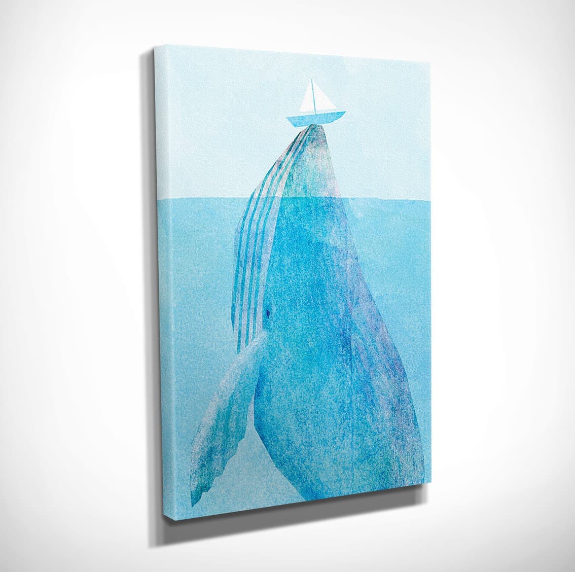 Obraz WHALE 30x40 cm modrý 1