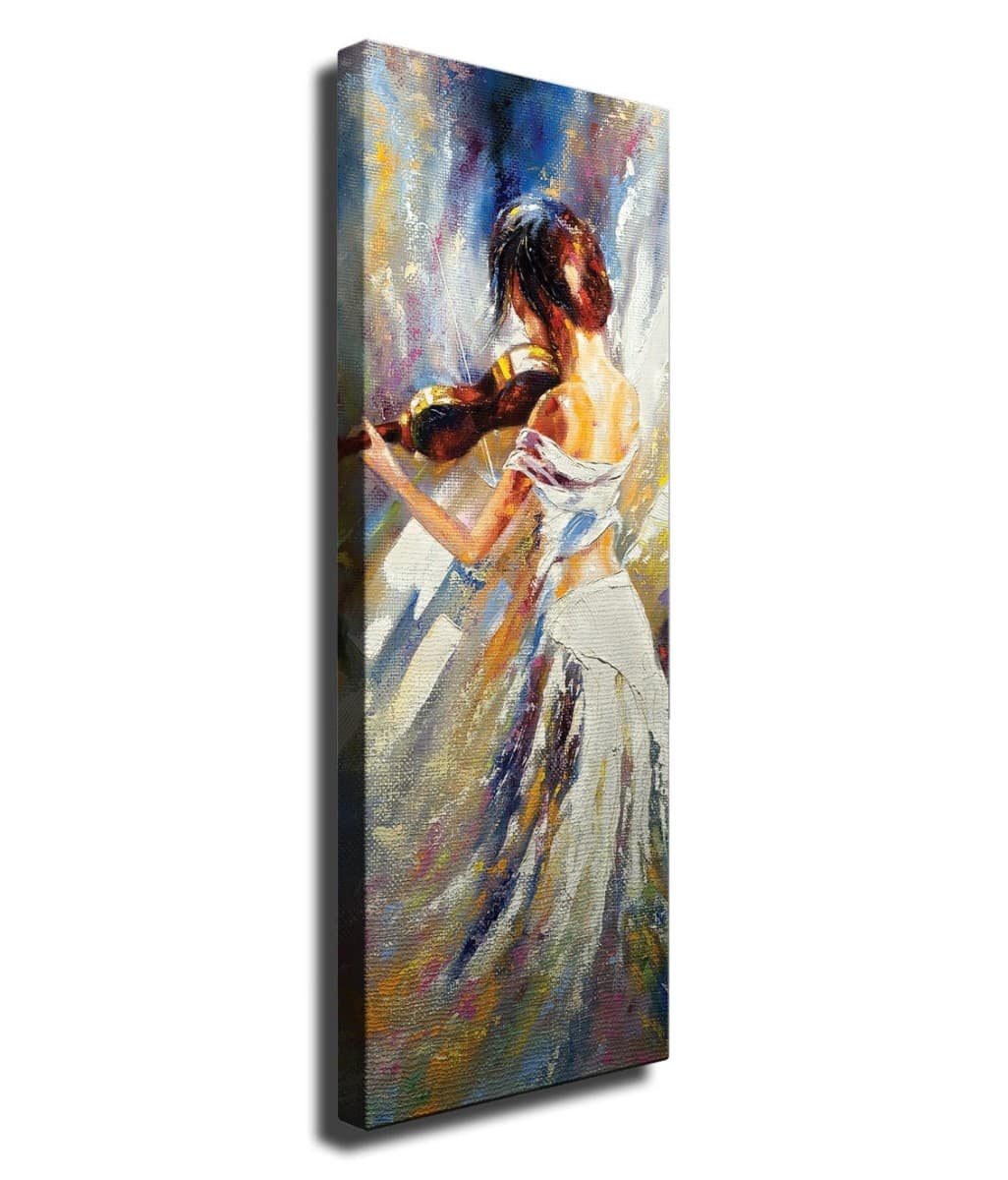 Obraz na plátne Husľová krása PC206 30x80 cm 1