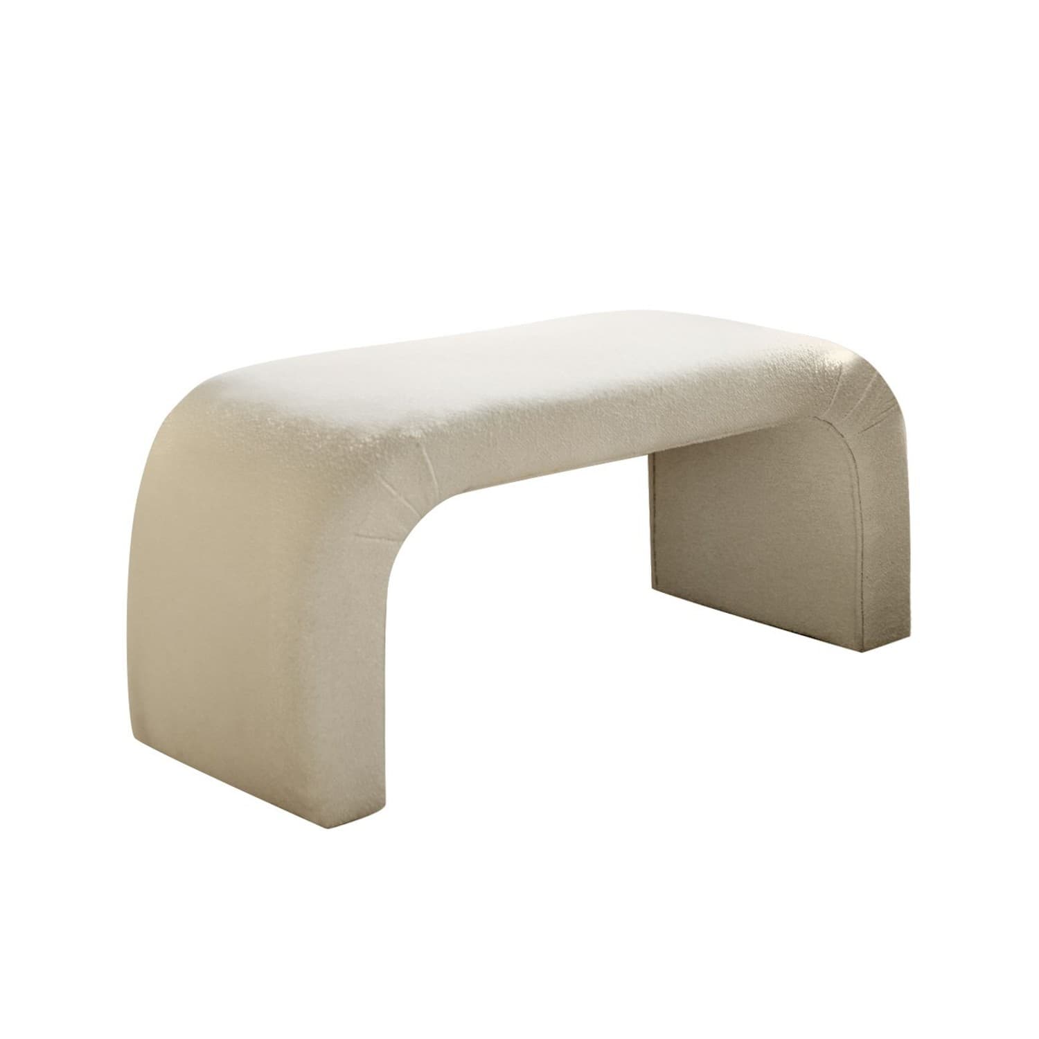 Taburet NU BENCH Teddy biely