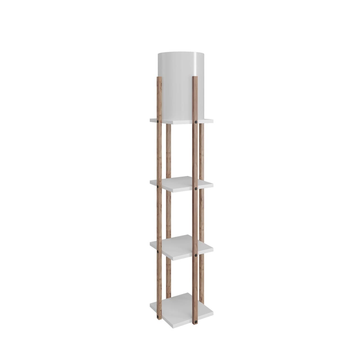 Stojacia lampa Nora 135 cm biela 1