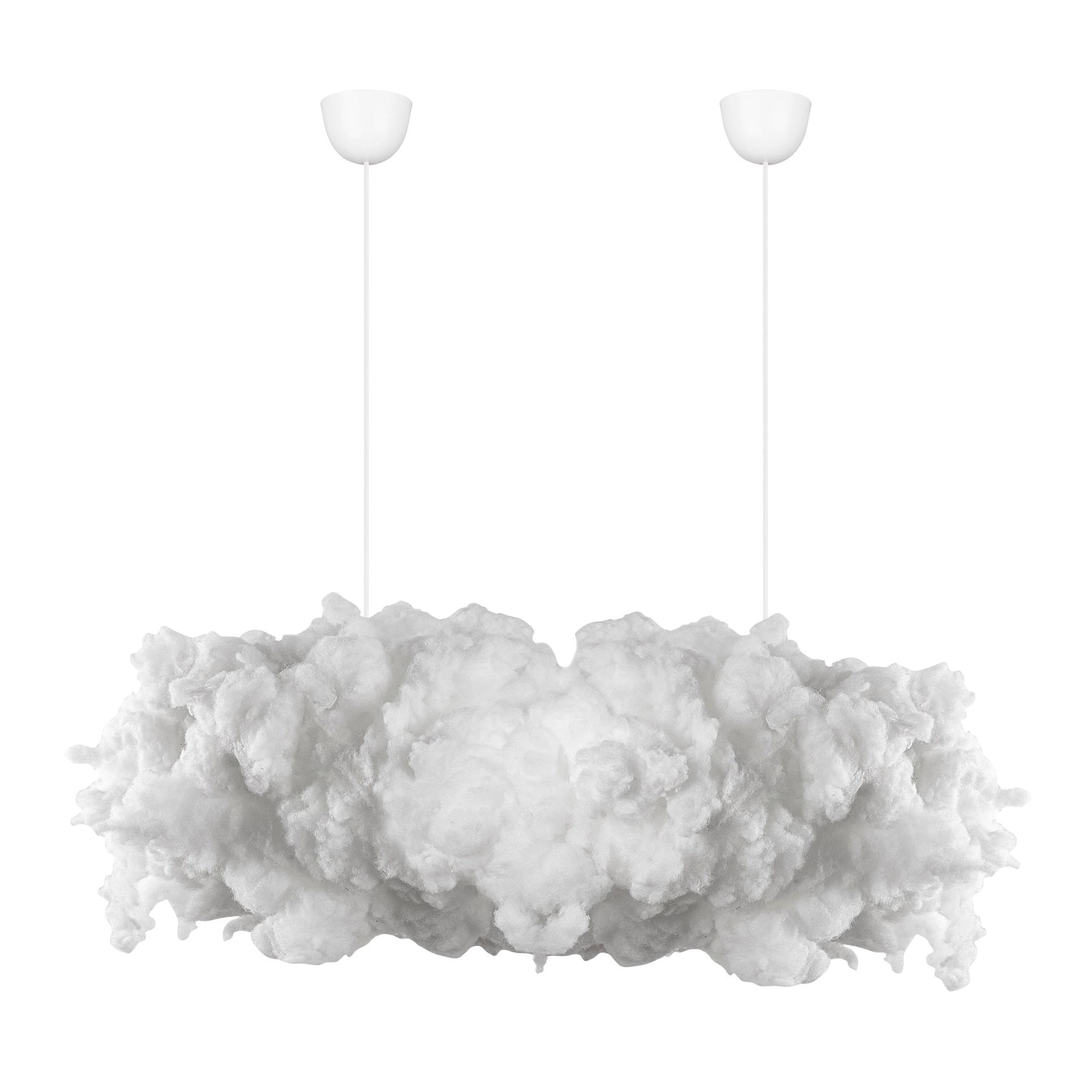 Závesný luster Serenity 90 cm biely 1