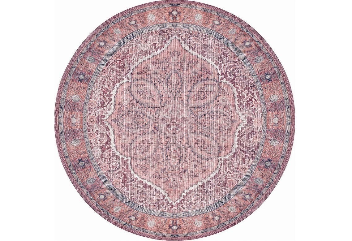 Okrúhly koberec Blues Chenille 230 cm červený