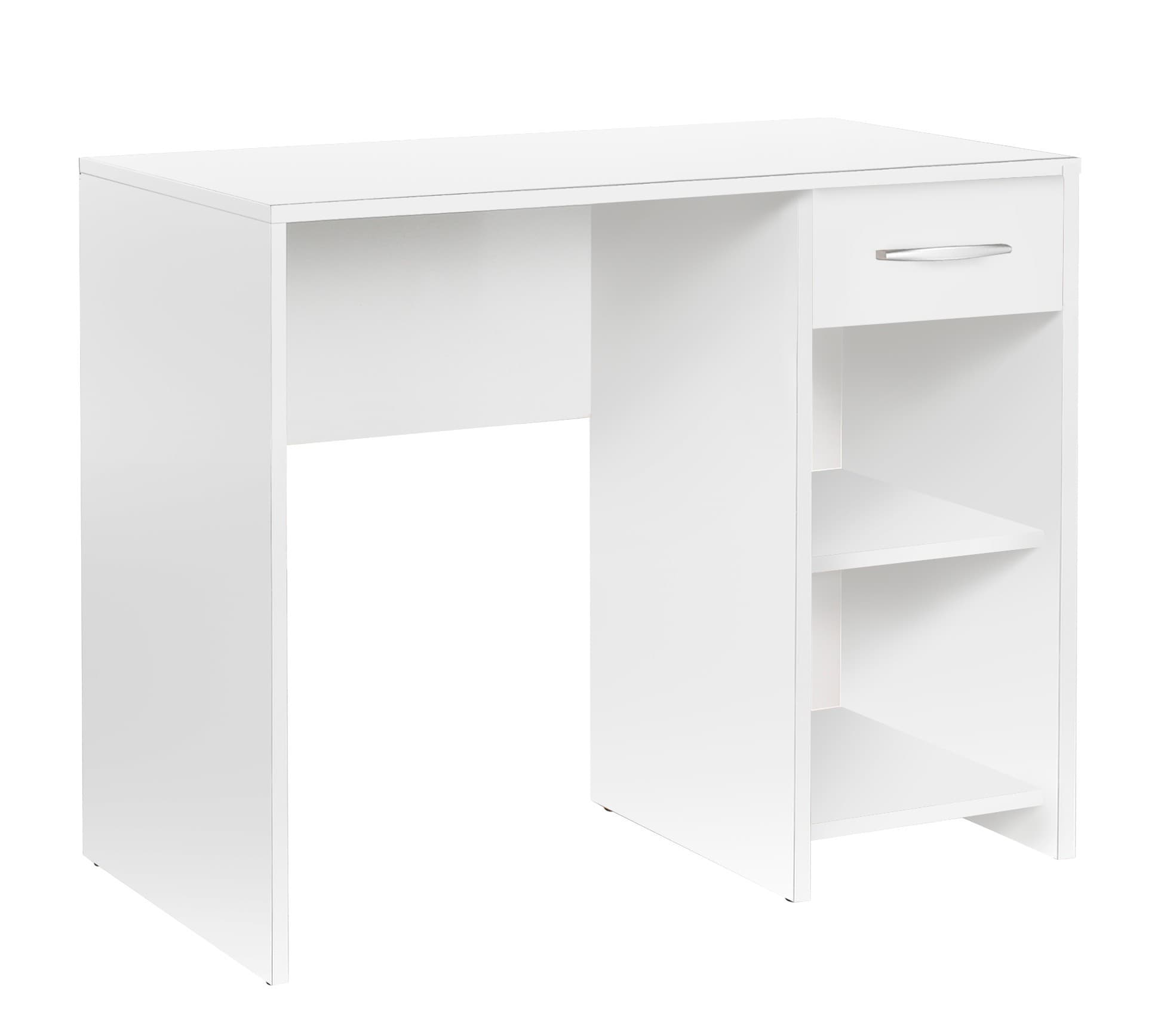 Písací stôl Cesma 90 cm biely 1