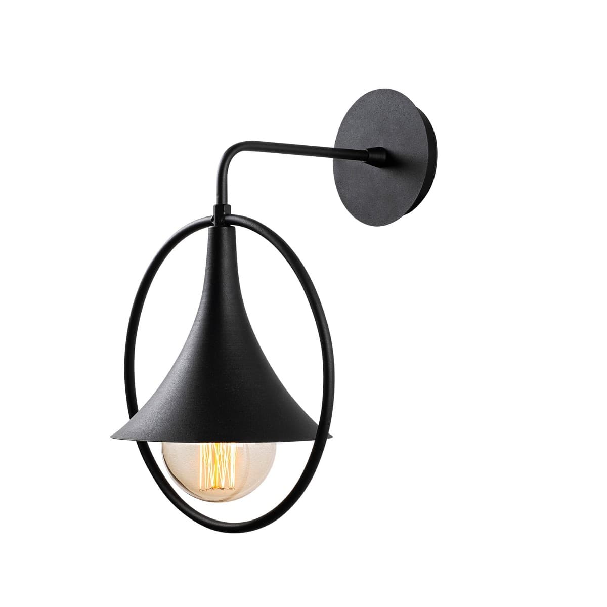 Nástenná lampa Namute čierna