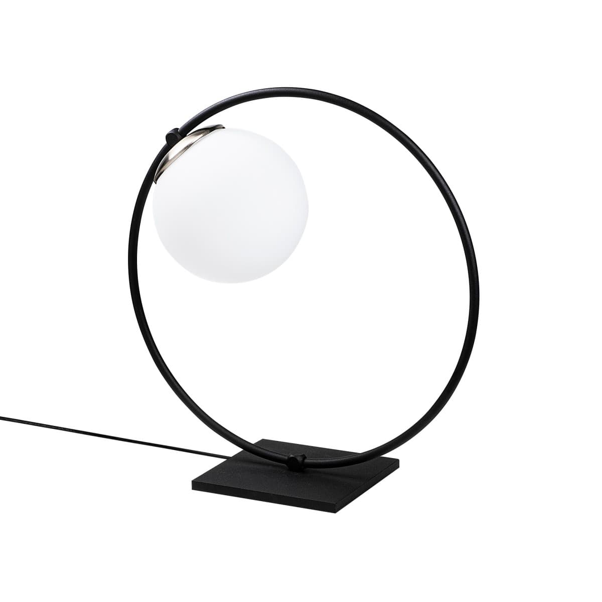 Stolová lampa Dolunay čierna/biela