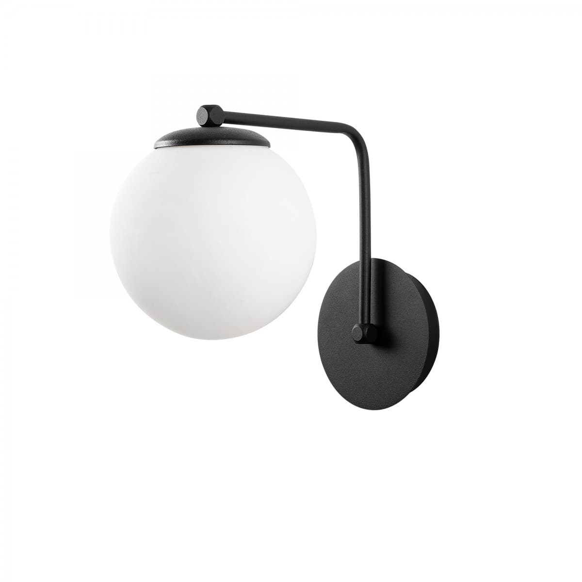 Nástenná lampa Daisy čierna