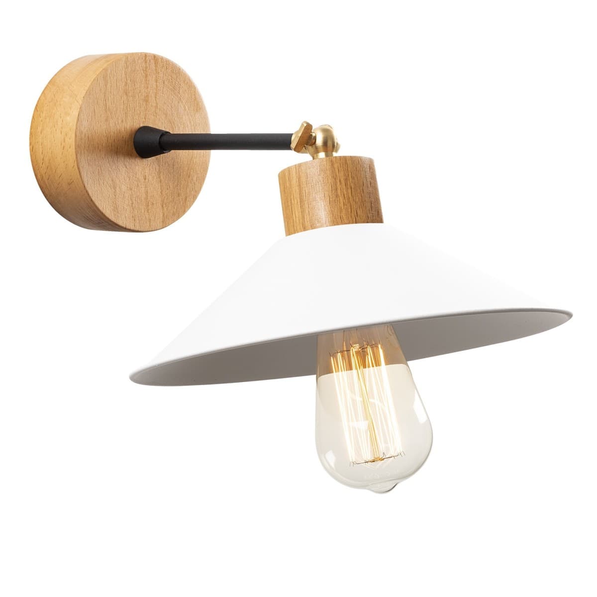 Nástenná lampa Manavgat I biela 1