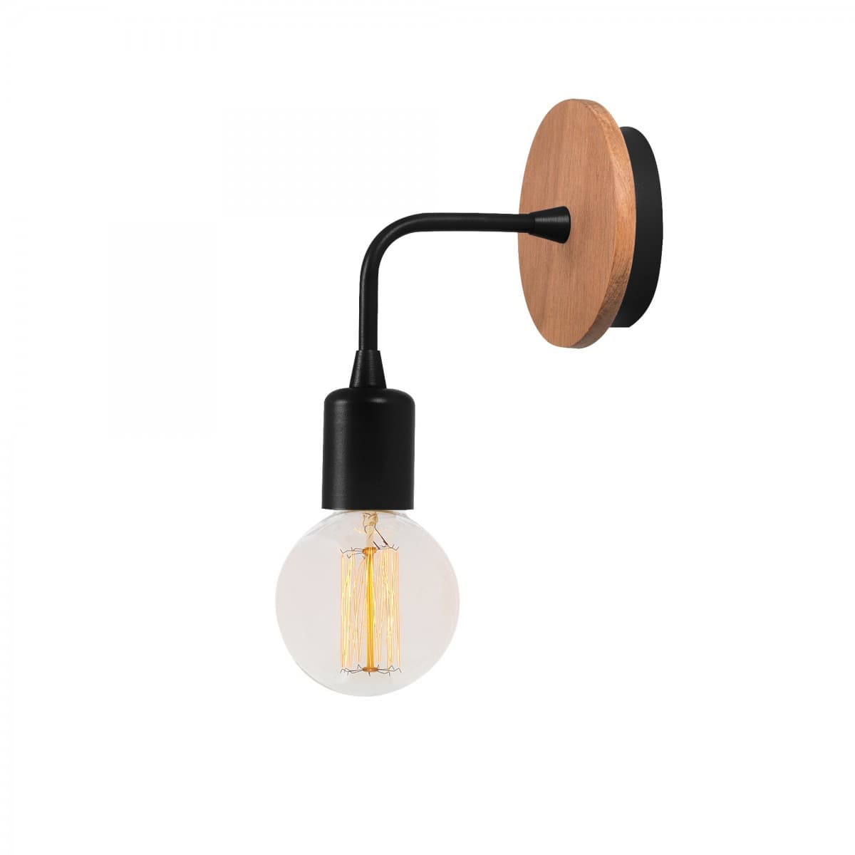 Nástenná lampa Dartini čierna 1