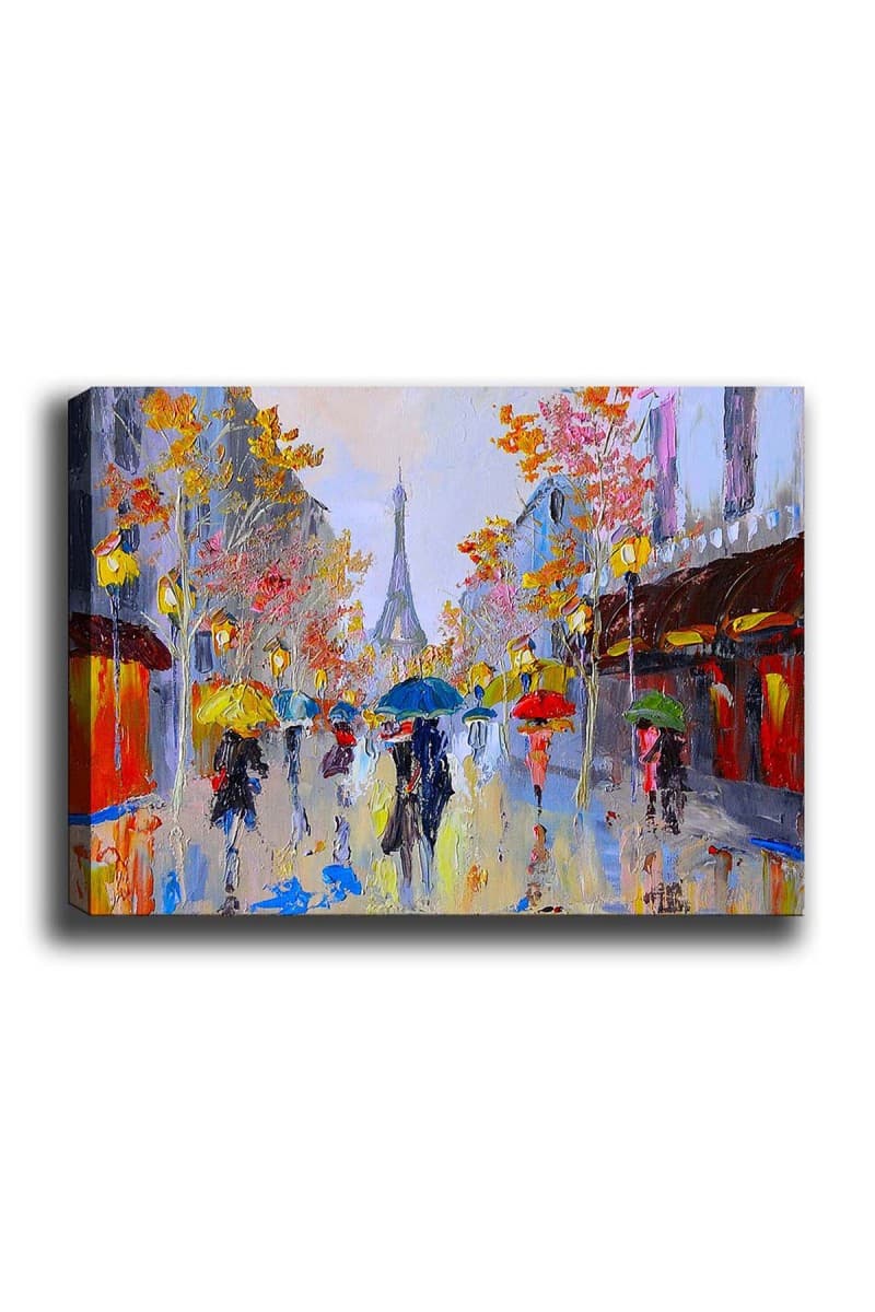 Obraz na plátne Rainy alley 50x70 cm