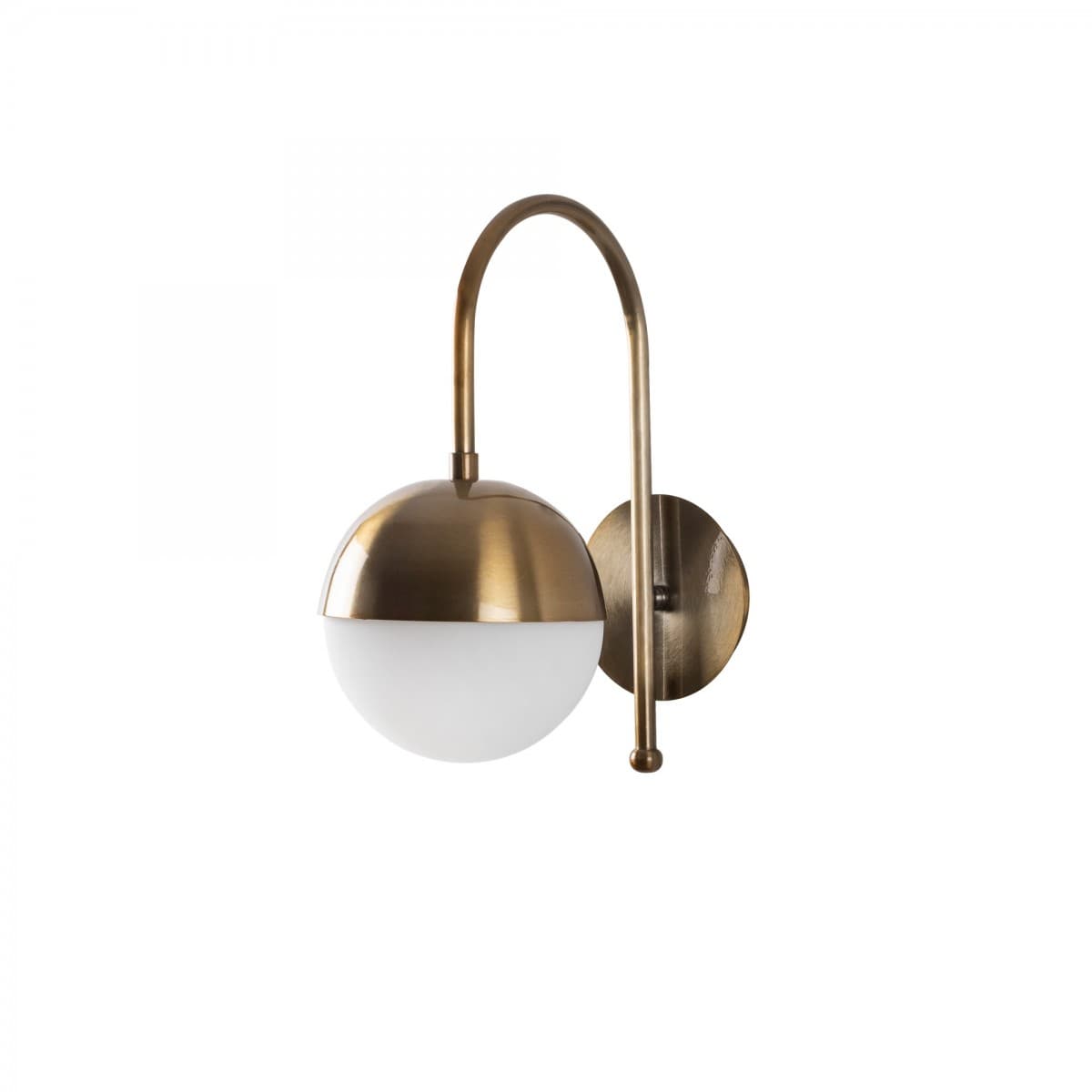 Nástenná lampa Karsor mosadz