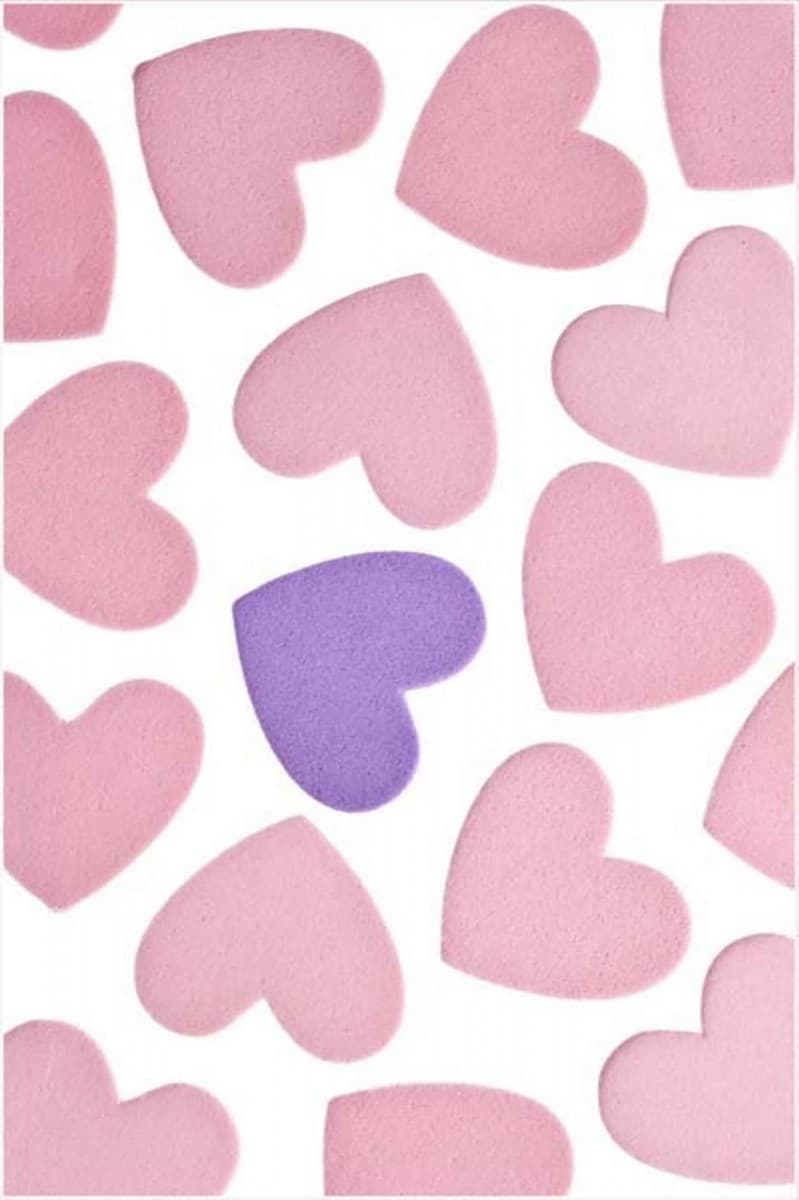 Detský koberček Hearts 80x120 cm ružový 1