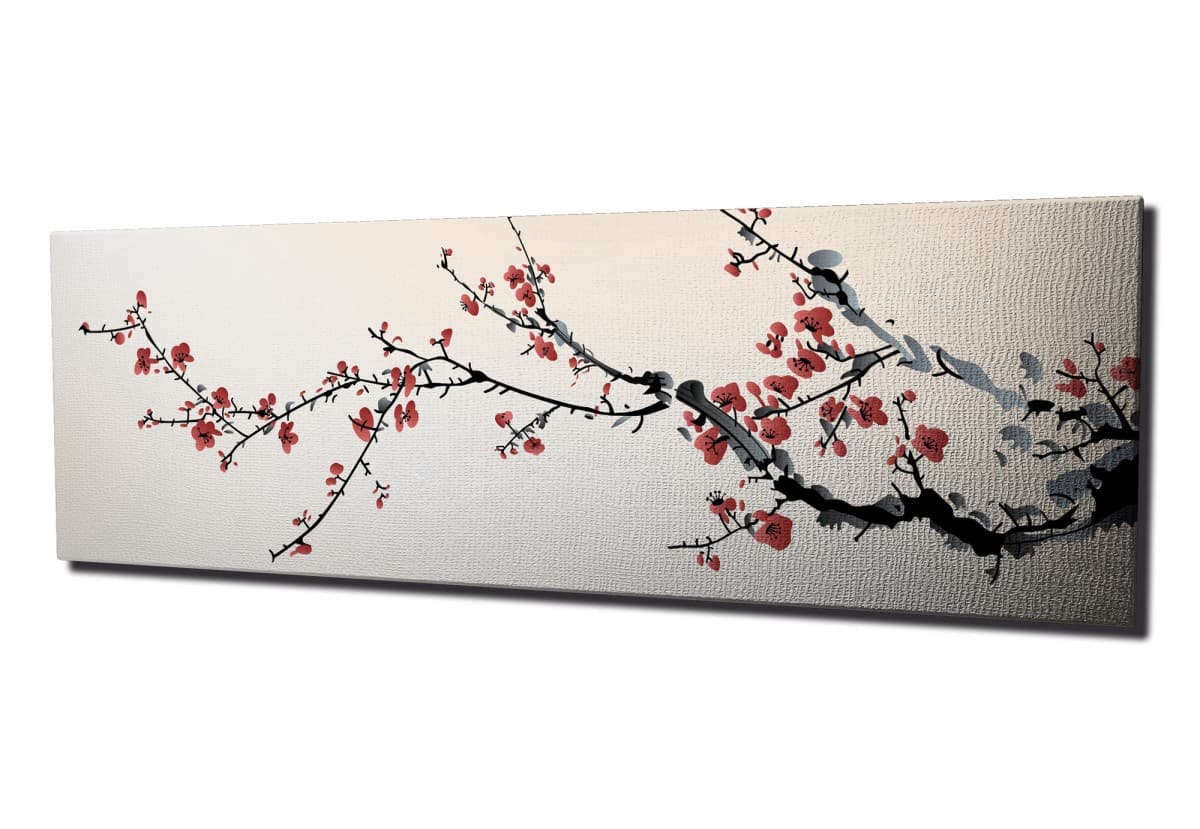 Obraz na plátne Cherry tree PC041 30x80 cm 1