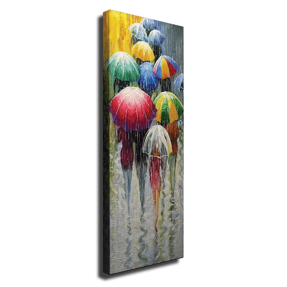 Obraz na plátne Daždivý deň PC96 30x80 cm