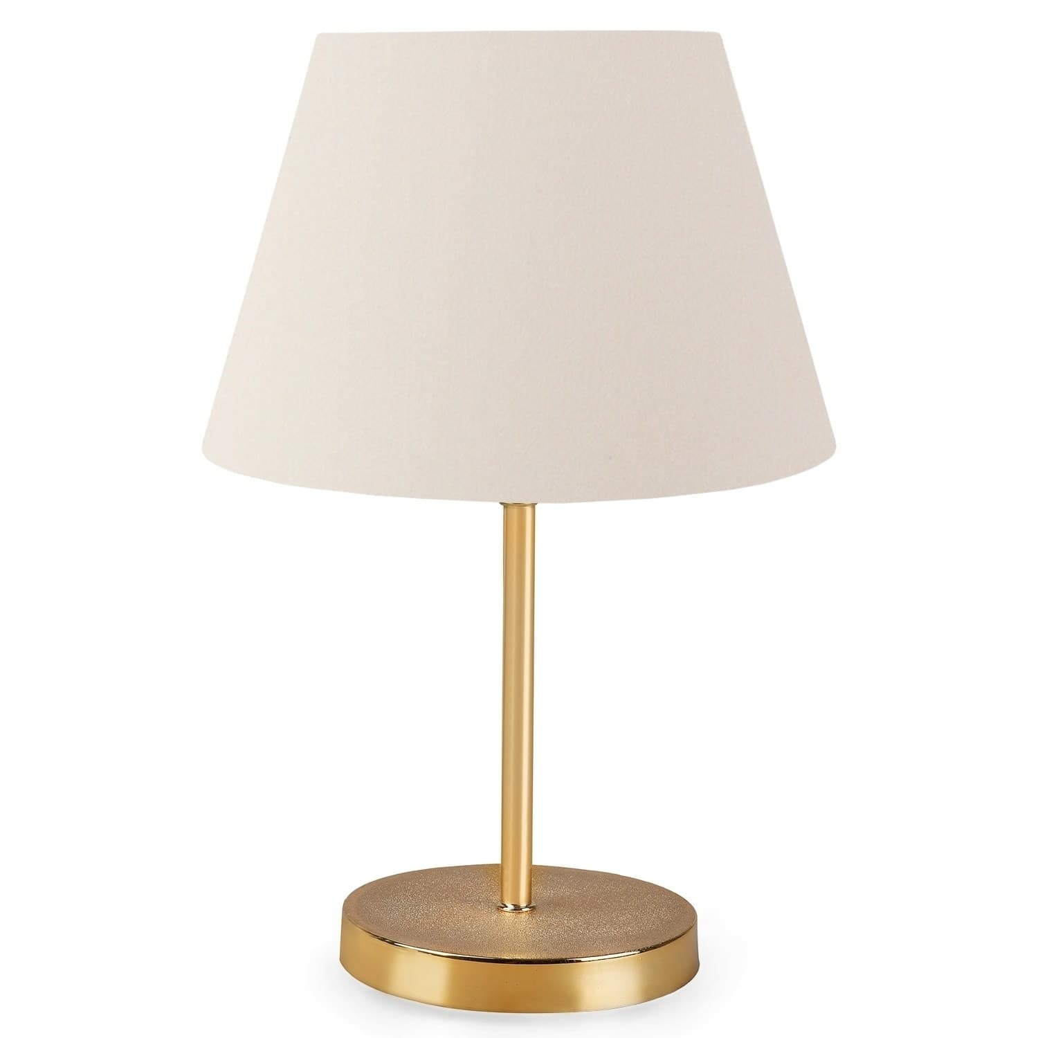 Stolná lampa Ayda krémová/zlatá