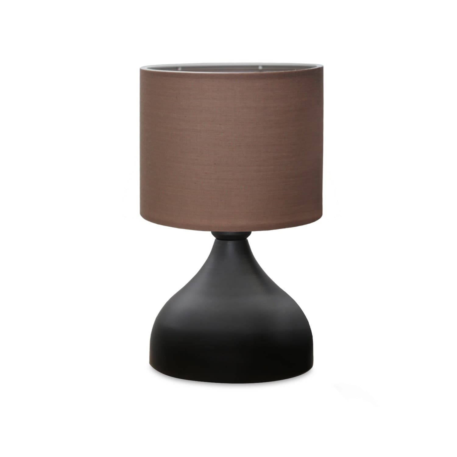 Stolná lampa Mija čierna/hnedá 1