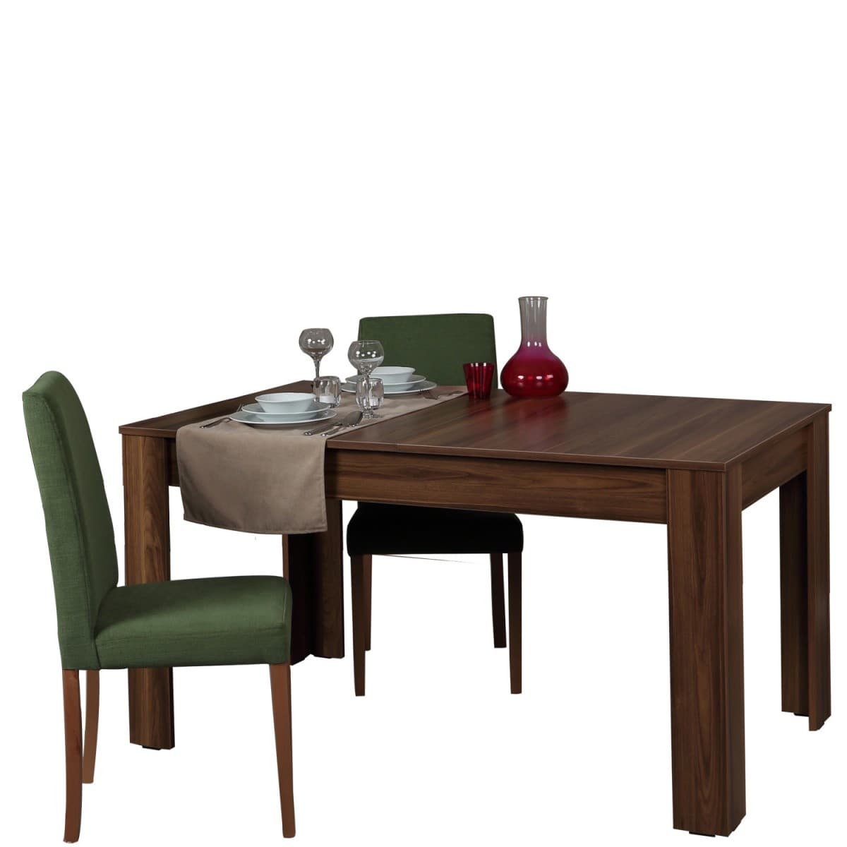 Jedálenský rozkladací stôl Bois 150/170 cm orech