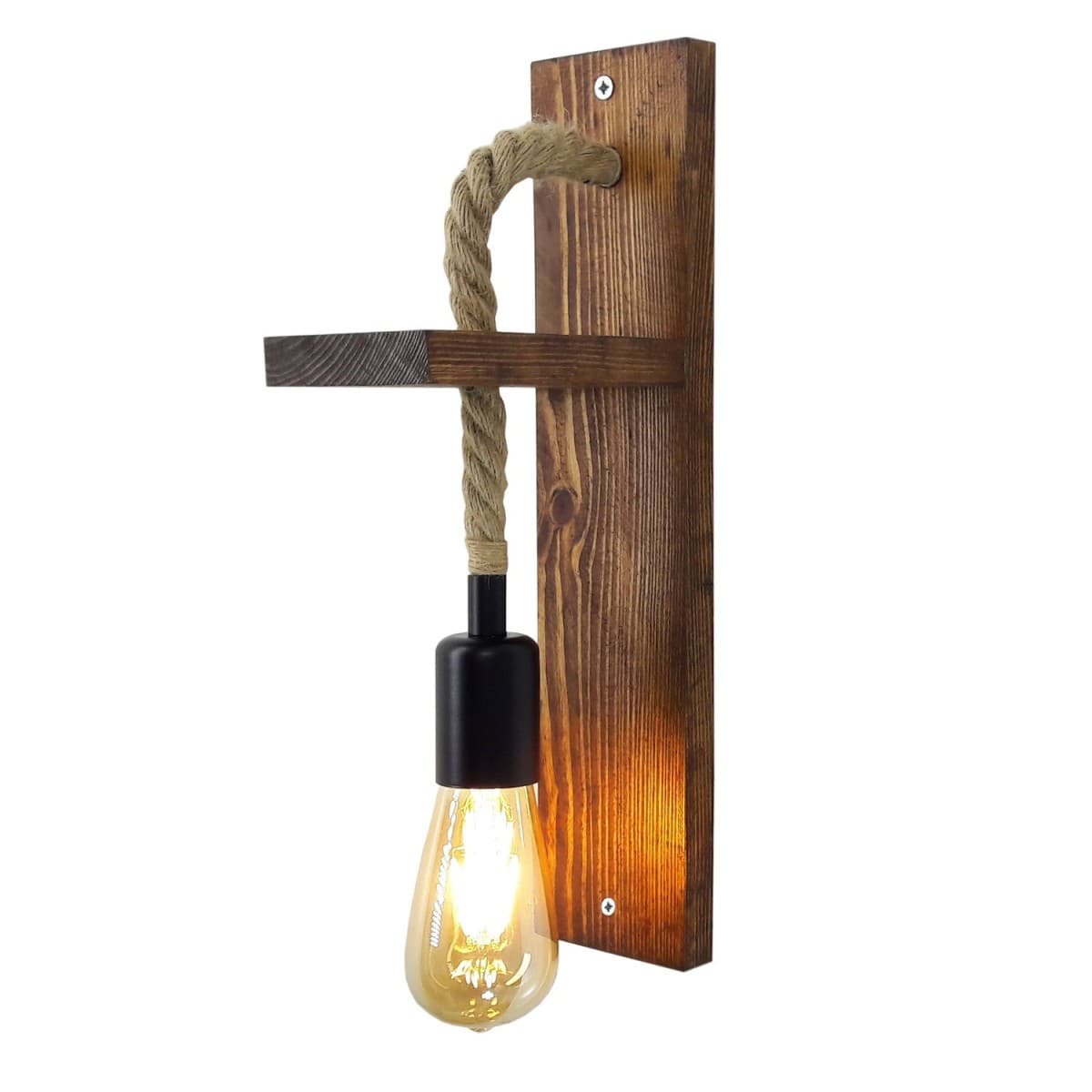 Nástenná lampa Aplik I hnedá 1