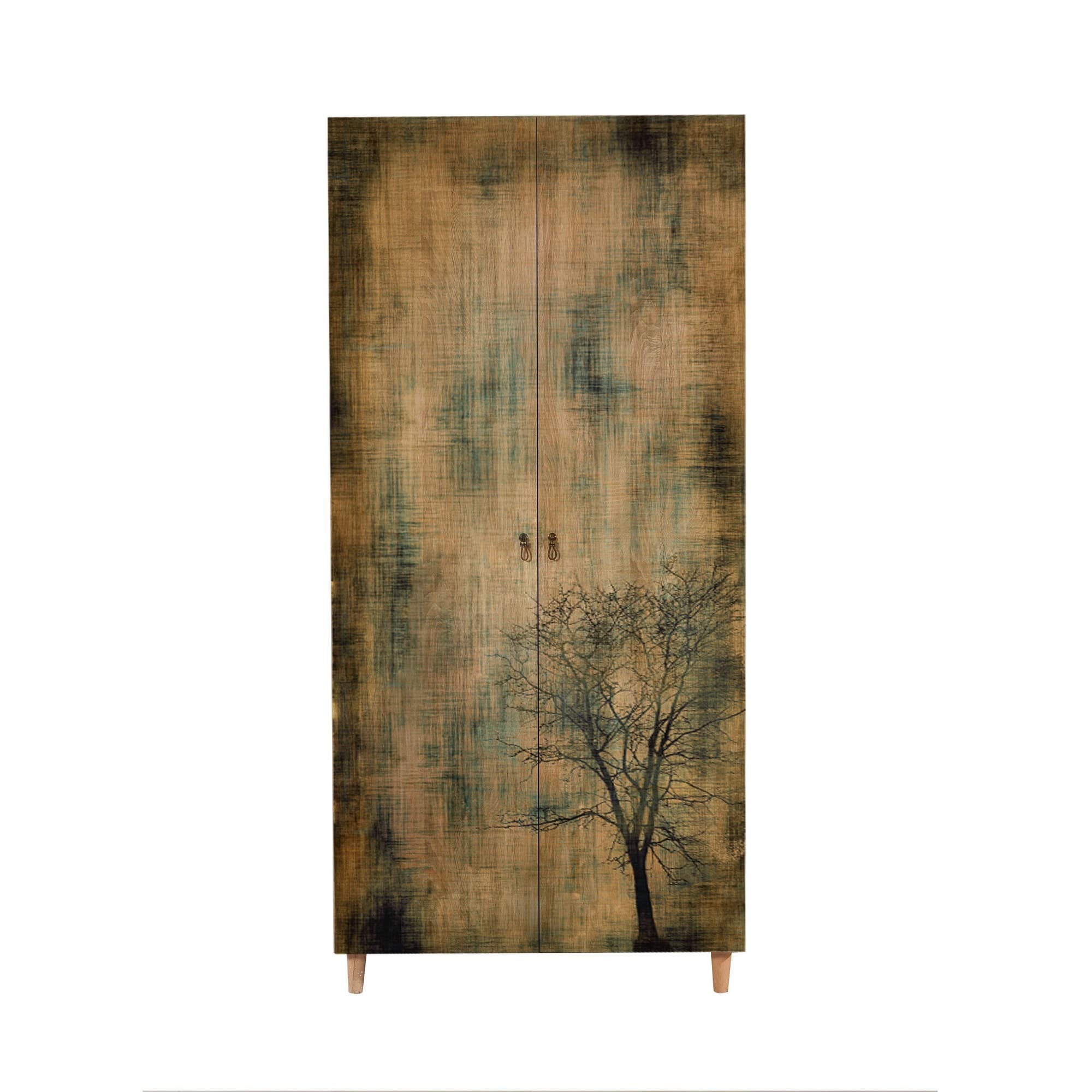 Šatníková skriňa Stil 90 cm dub sonoma/strom