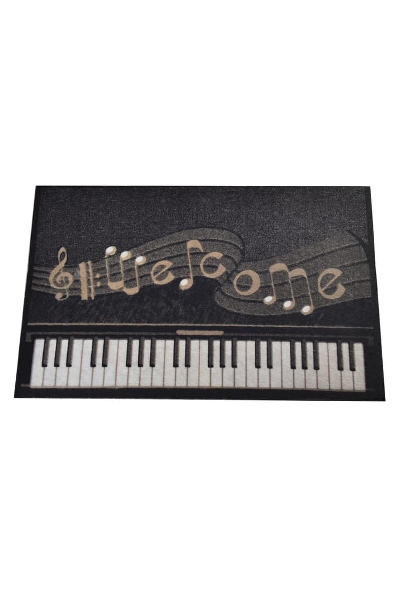 Rohožka Piano 40 x 60 cm čierna/biela