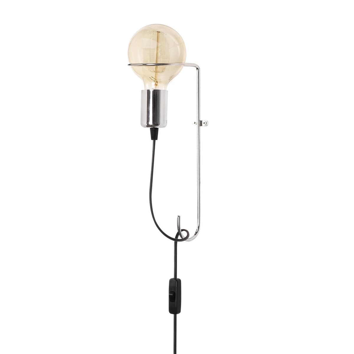 Nástenná lampa Pota chrómová 1