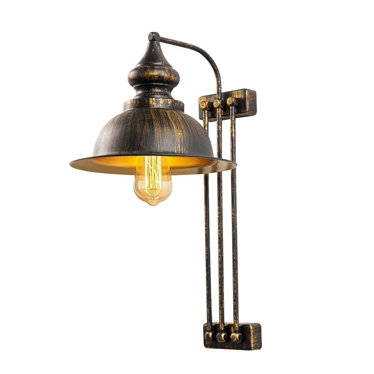 Nástenná lampa Saglam III mosadz 1