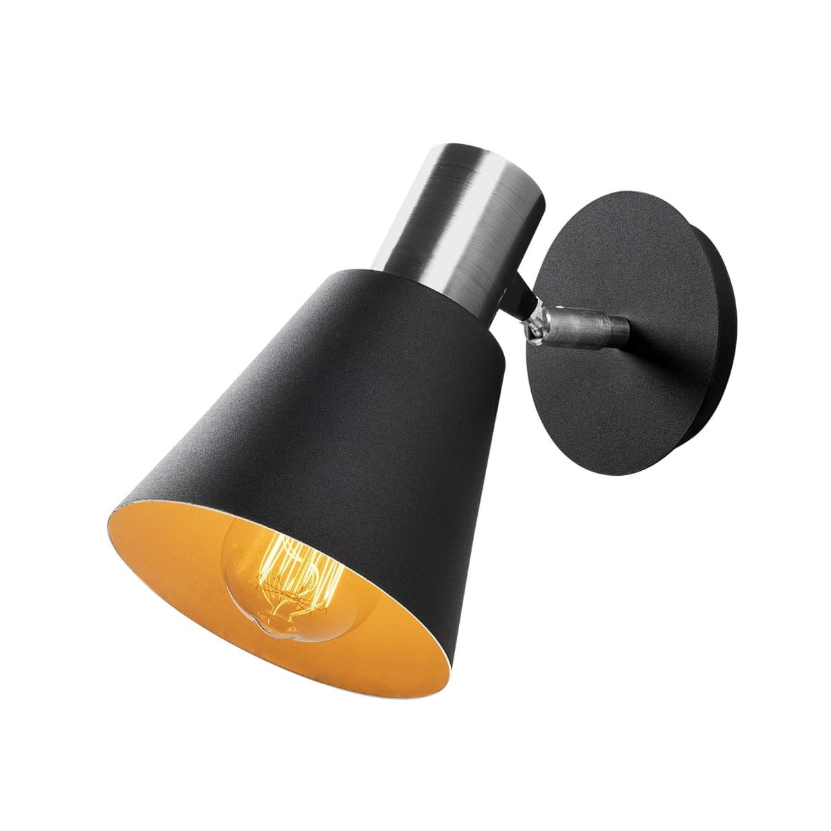 Nástenná lampa Kem I čierna 1
