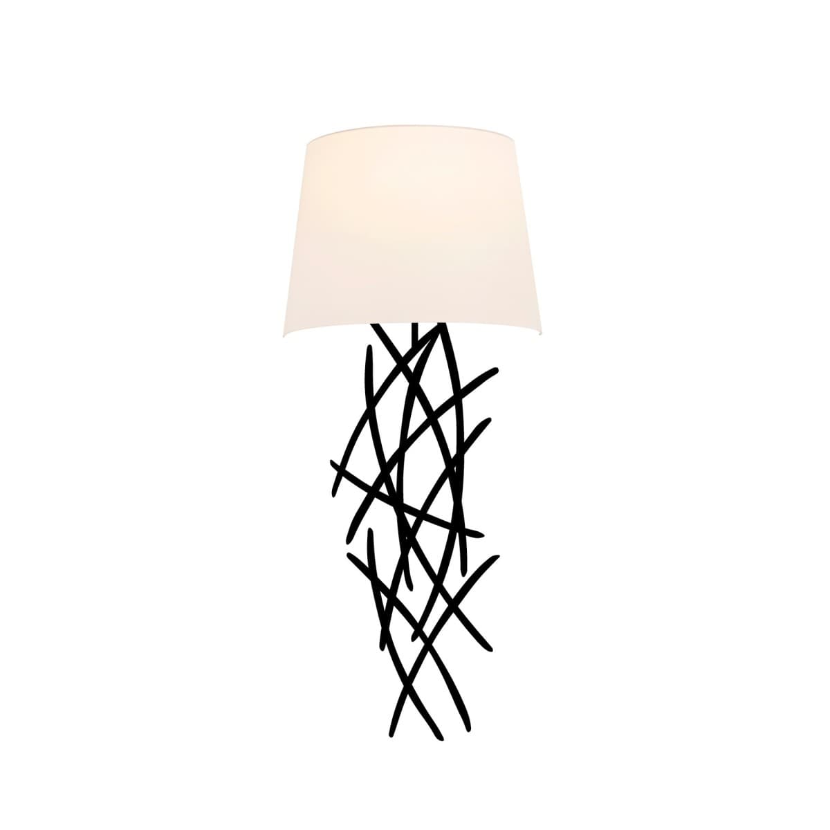 Nástenná lampa Asaf I biela 1