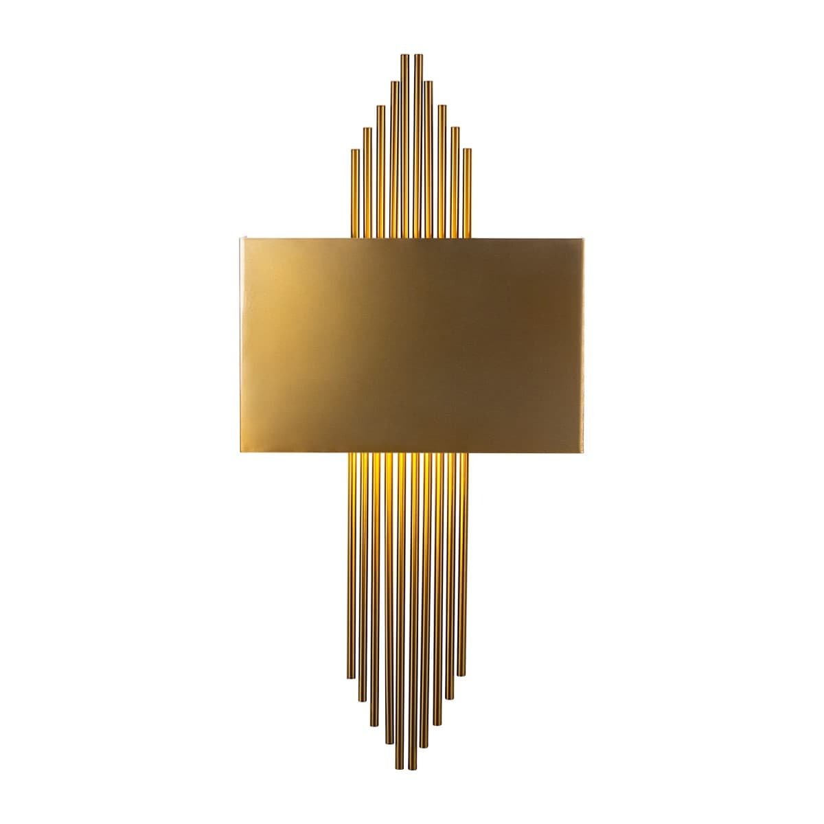 Nástenná lampa Miko II mosadz