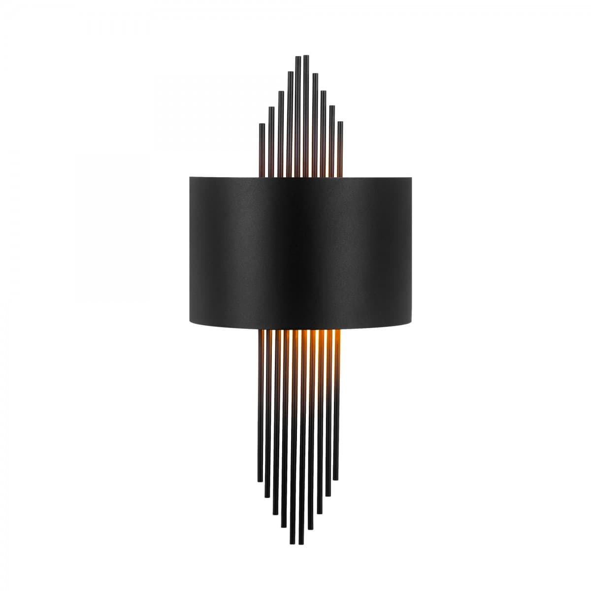 Nástenná lampa Lady čierna