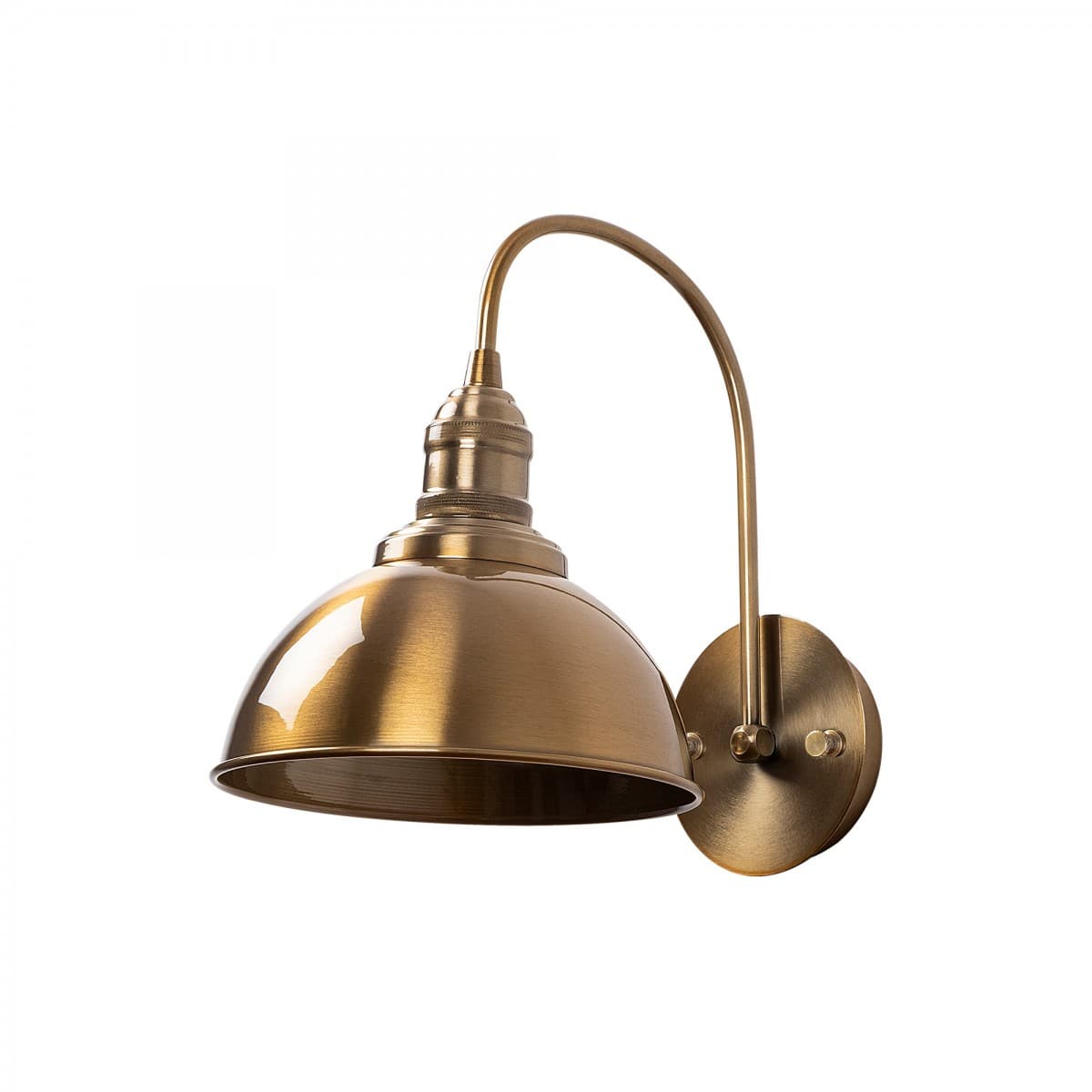 Nástenná lampa Varzan mosadz